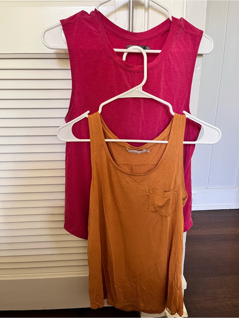 Prana Women’s Tank Tops in Fuchsia and Mustard